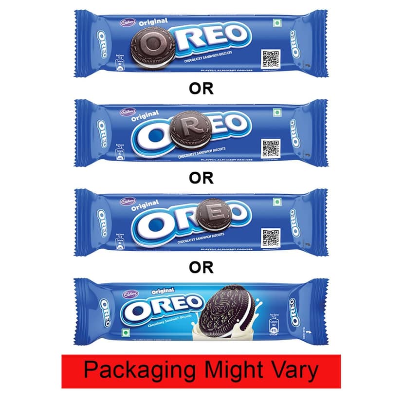 Cadbury Oreo Vanilla Flavour Crme Sandwich Biscuit, 113.75 G view 2