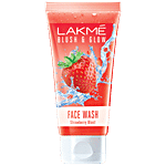 Lakme Blush & Glow Face Wash - With Vitamin C, Makes Skin Even Toned, Strawberry Blast, 50 G view 2