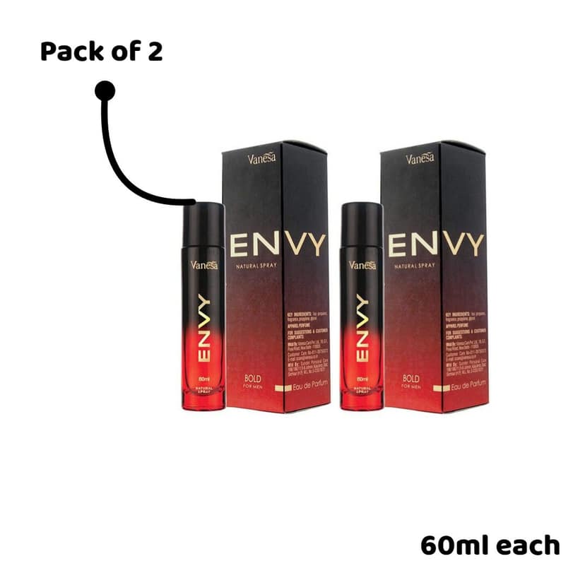 Envy Bold For Men EDP Perfume, 60 ml - Pack of 2