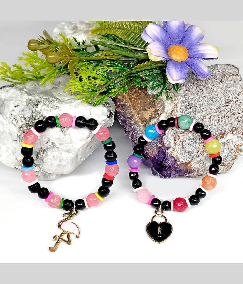 DAIVYA WELLNESS - Multicolor Bracelet ( Pack of 2 ) view 2