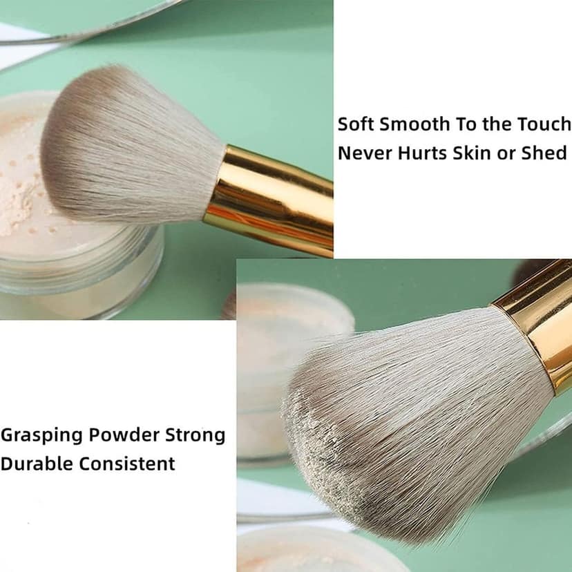 13pc Makeup Brush Set With Soft Fluffy Pouch Cosmetic Makeup Brush (Pack of 13) view 7