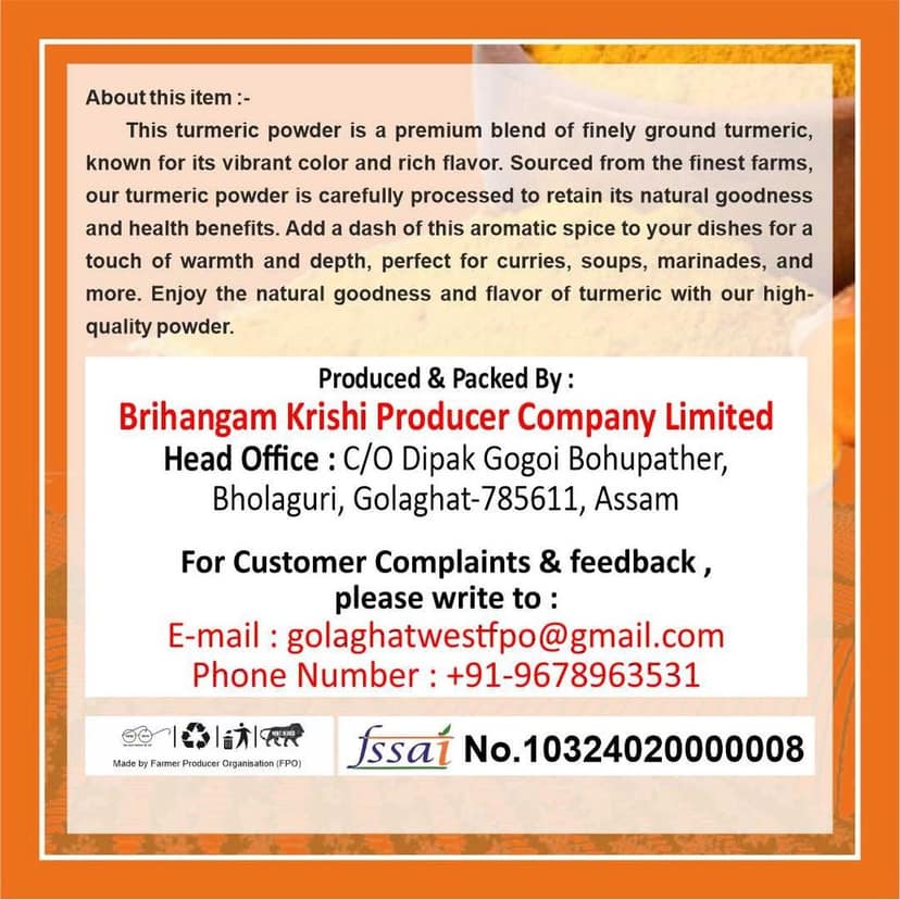 Turmeric Powder (Pack of 2) view 3