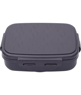 Jaypee - Dark Grey Stainless Steel Insulated Lunch Box ( Pack of 1 )