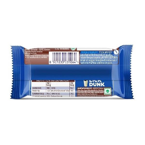 Cadbury Oreo Chocolate Flavour Cookie Sandwich Cream Biscuit 114 Gms view 3