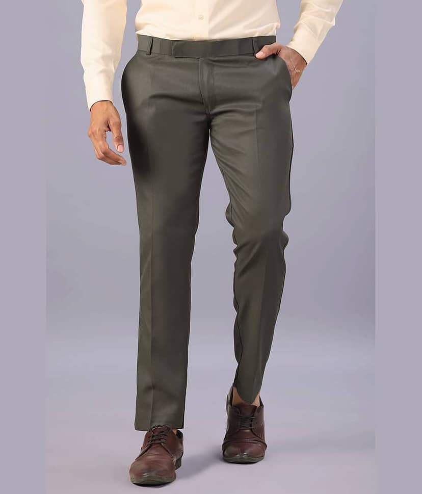 MOUDLIN Regular Men's Formal Trouser - Black ( Pack of 1 )