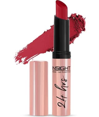 Insight Bold Red Matte Lipstick Lightweight Highly Pigmented With Long Lasting Effect, 50gm