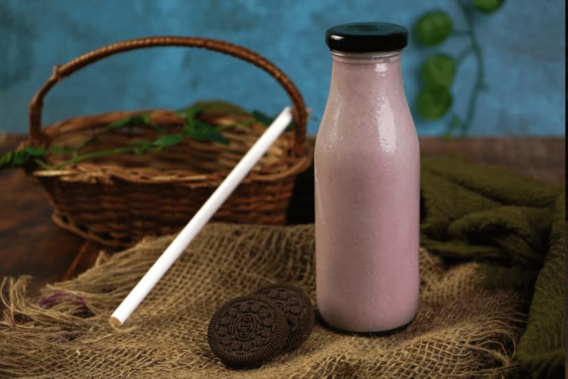 Oreo strawberry thickshake