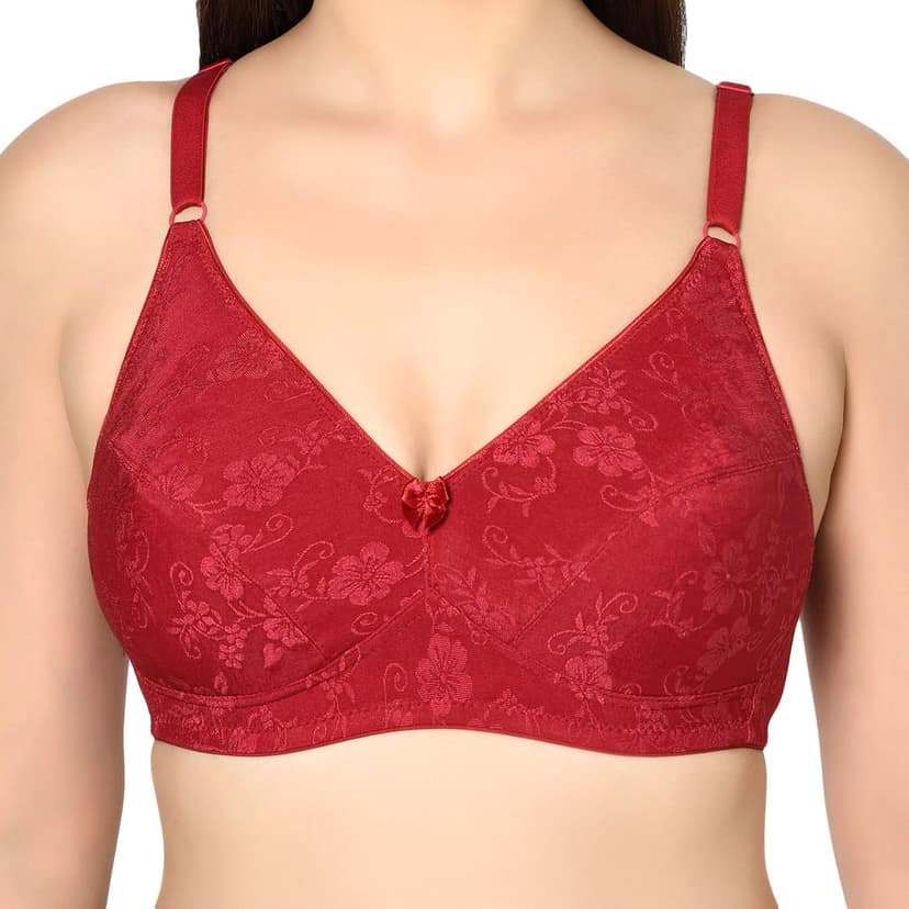 Bodycare Women Cotton Spandex Full Coverage Padded Regular Bra 6579MH view 4