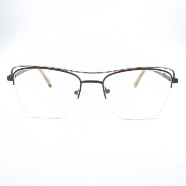Lensoz Elite X Luxe Half Rim - Narrow - Copper Brown view 2