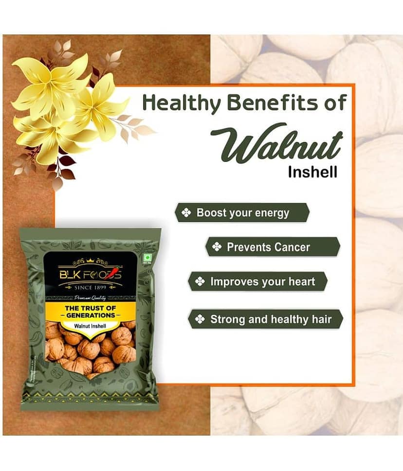 BLK FOODS California Inshell Walnuts(Saboot Akhrot) 400g g view 3