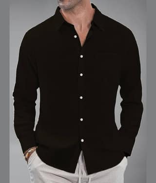 BHUVIKOO Cotton Blend Slim Fit Solids Full Sleeves Men's Casual Shirt - Maroon ( Pack of 1 )