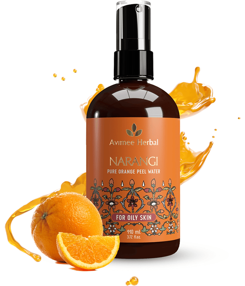 Avimee Herbal Narangi Water Face Toner, Orange Peel Extract to Minimize Pores, 110 ml (Pack of 1) view 2