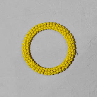 Tribes India Handcrafted Yellow Bangles