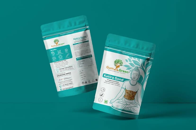 Gum & Green Gond Katira (Tragacanth Gum) | 100% Natural & Edible | Cooling & Digestive Ayurvedic Superfood | Pure Summer Coolant for Sharbat & Falooda | Skin Glow & Digestion | FSSAI Certified | 250g view 7
