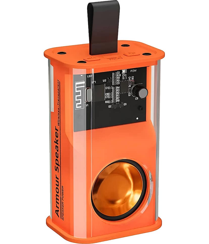 VERONIC ARMOUR 5 W Bluetooth Speaker Bluetooth V 5.1 with USB,SD card Slot,Aux Playback Time 5 hrs Assorted