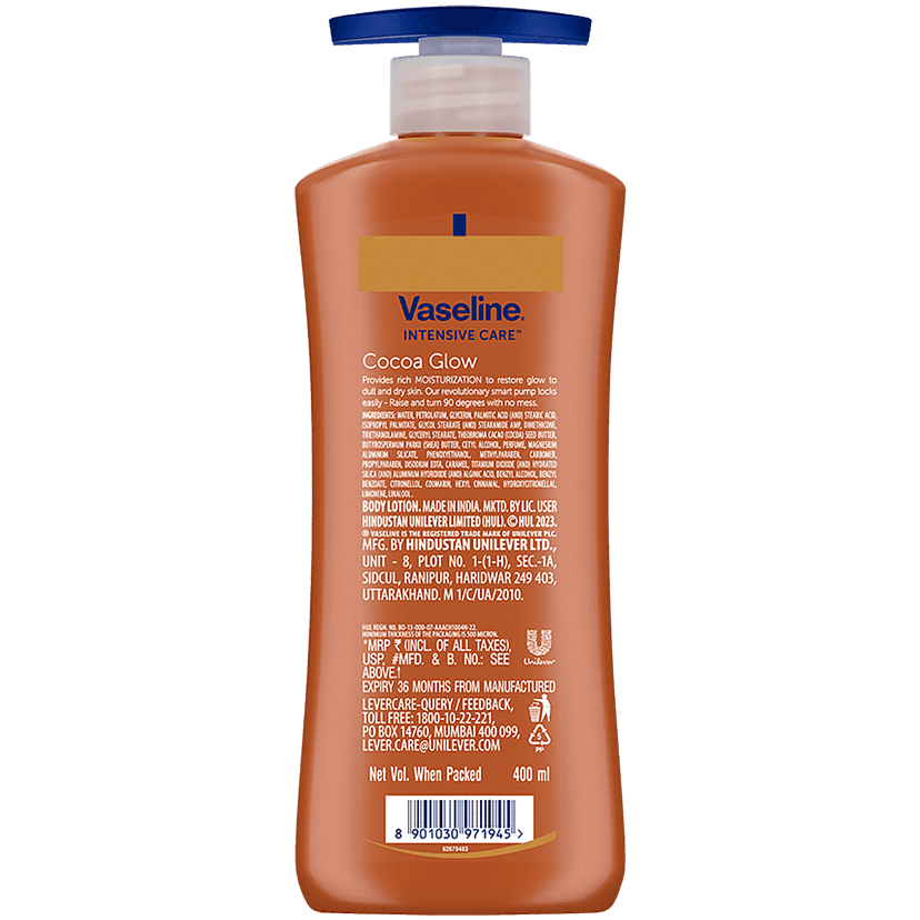 Vaseline Intensive Care Cocoa Glow Body Lotion, 300Ml view 2