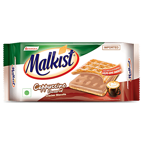 Malkist Cappuccino Crunchy Layered Crackers Biscuit - 138 g