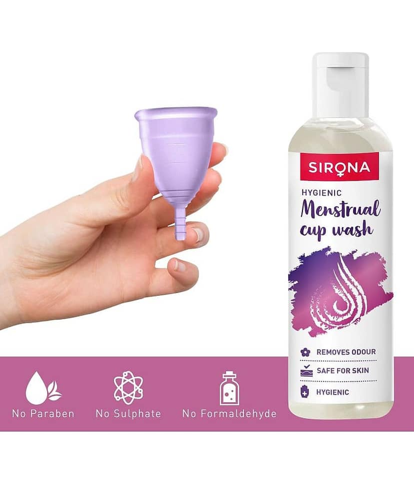 Sirona - Silicone Reusable Menstrual Cup Cleanser Small ( Pack of 1 ) view 2