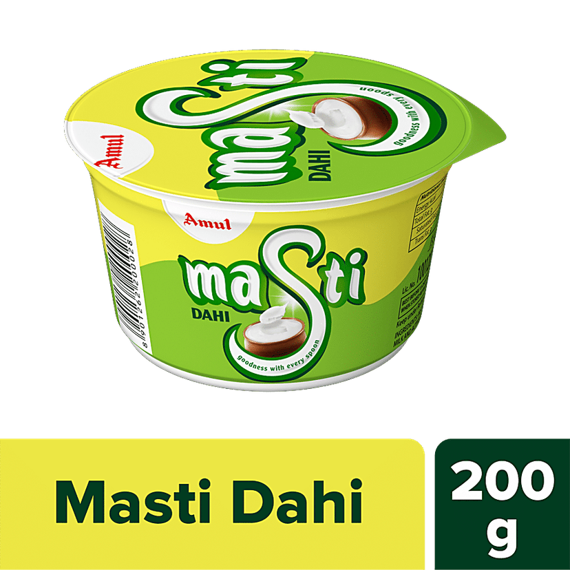 Amul Masti Dahi, 200 G Cup