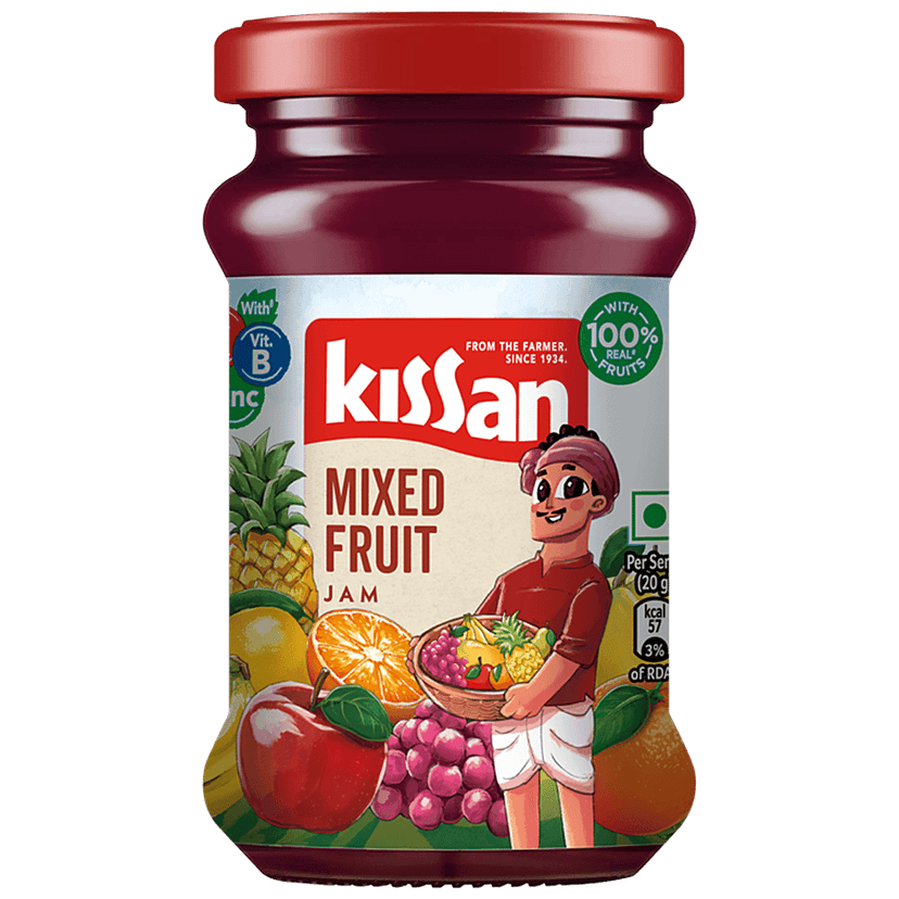Kissan Mixed Fruit Jam, 200 G view 2