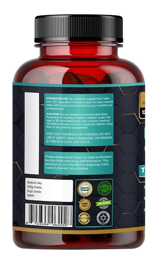 Humming Herbs Comprehensive Ligament & Tendon Support - 1200mg Formula with Collagen, Glucosamine, Chondroitin, MSM, for Joint Repair, Flexibility view 2