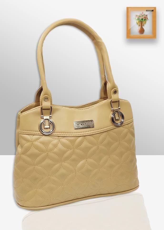 Magnifique Women's Hand/Sling/Side Bag/purse Polyurethane Western (Beige) view 2