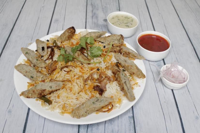 Chicken seekh biryani [10 person]