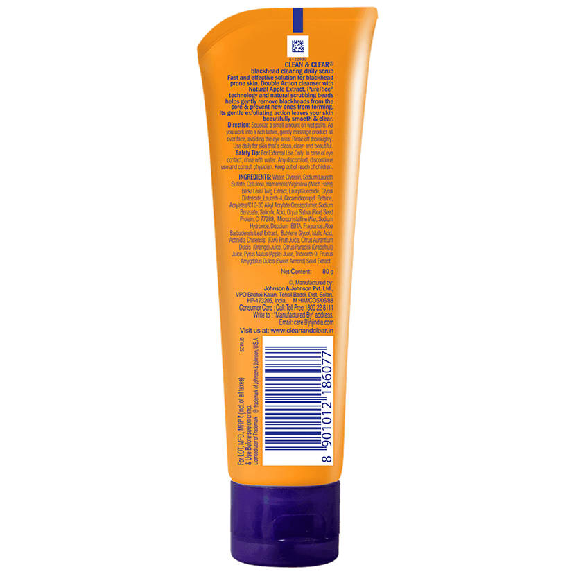 Clean & Clear Blackhead Scrub, 80 G view 2