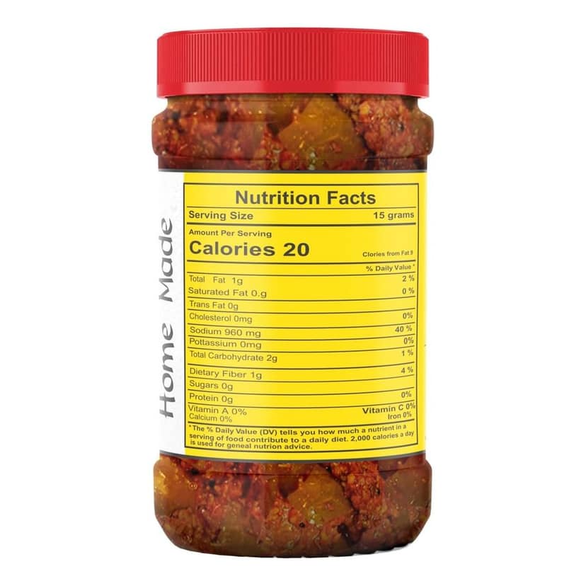 Mountain Bawarchi Mango Pickles | Homemade Mango Pickle in Fresh Form | Spicy & Tangy Aam ka Achaar (400g) view 3