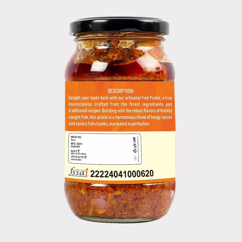 Fish Pickle (100 gm) view 2