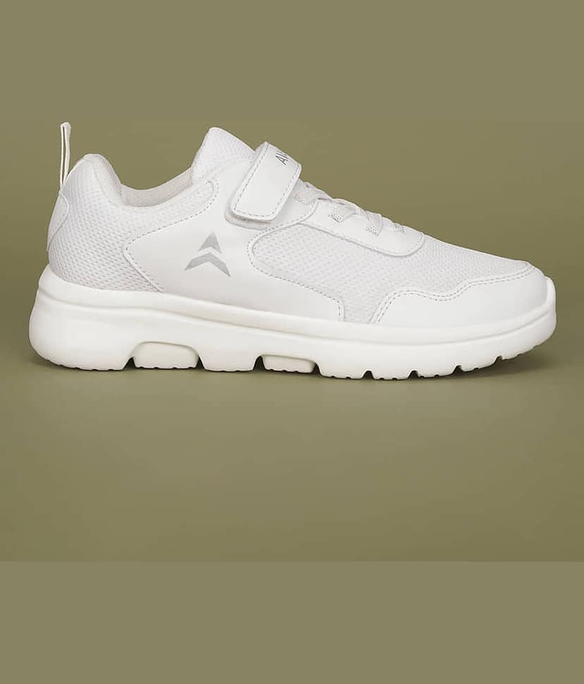 Avant ZoomPlay White Boy's School Shoes view 2