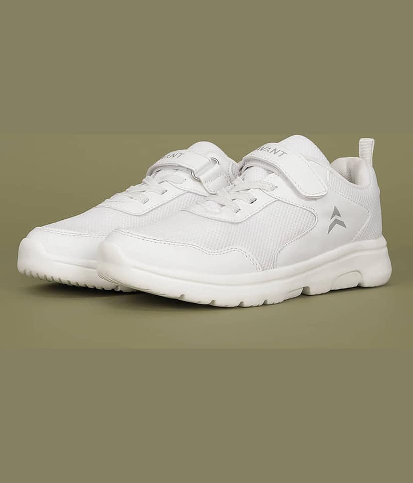 Avant ZoomPlay White Boy's School Shoes view 8