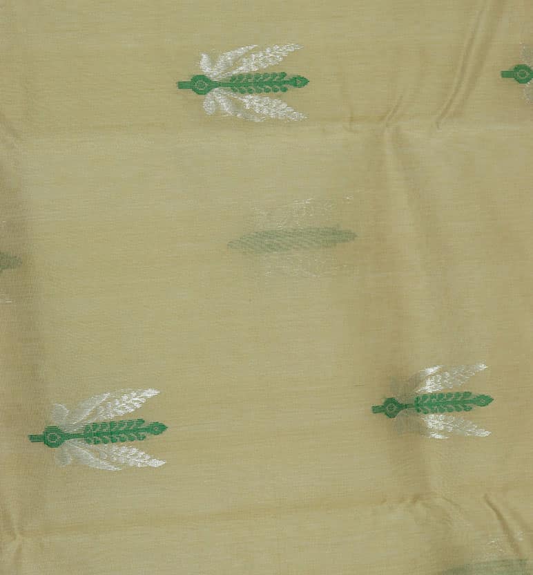 Handloom Chanderi Silk By Cotton Saree view 5