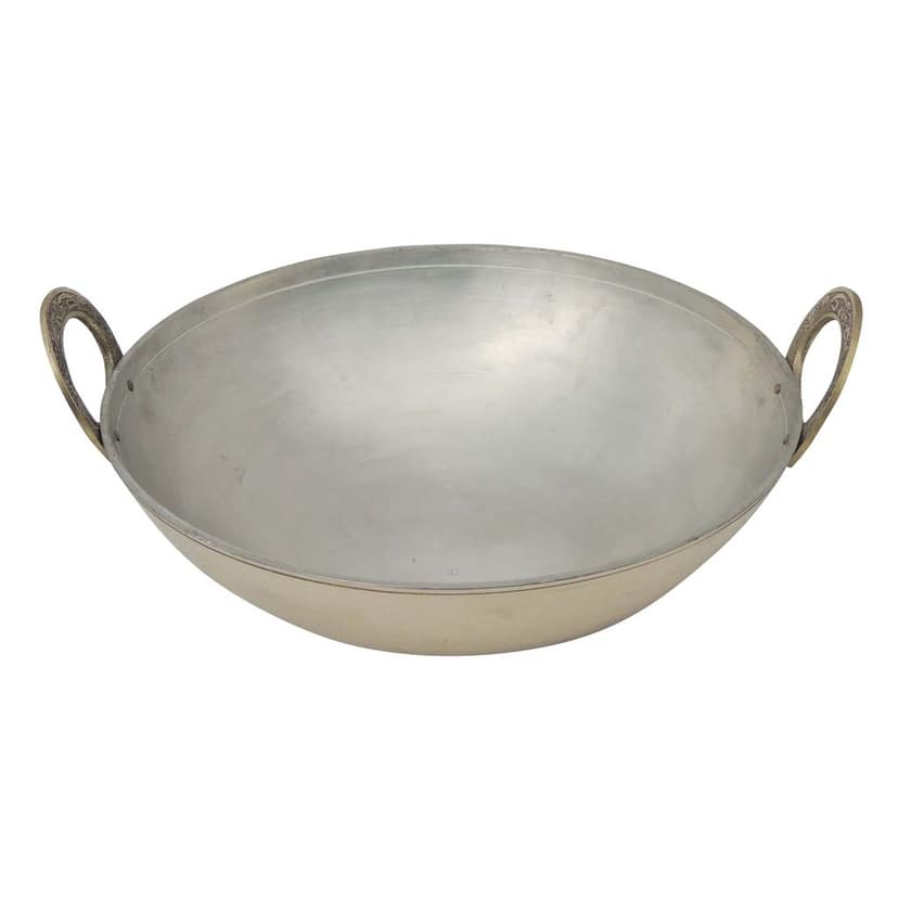 Brass Kadai With Kalai Work, 3.5 Liter (ZMAS173 F) view 3