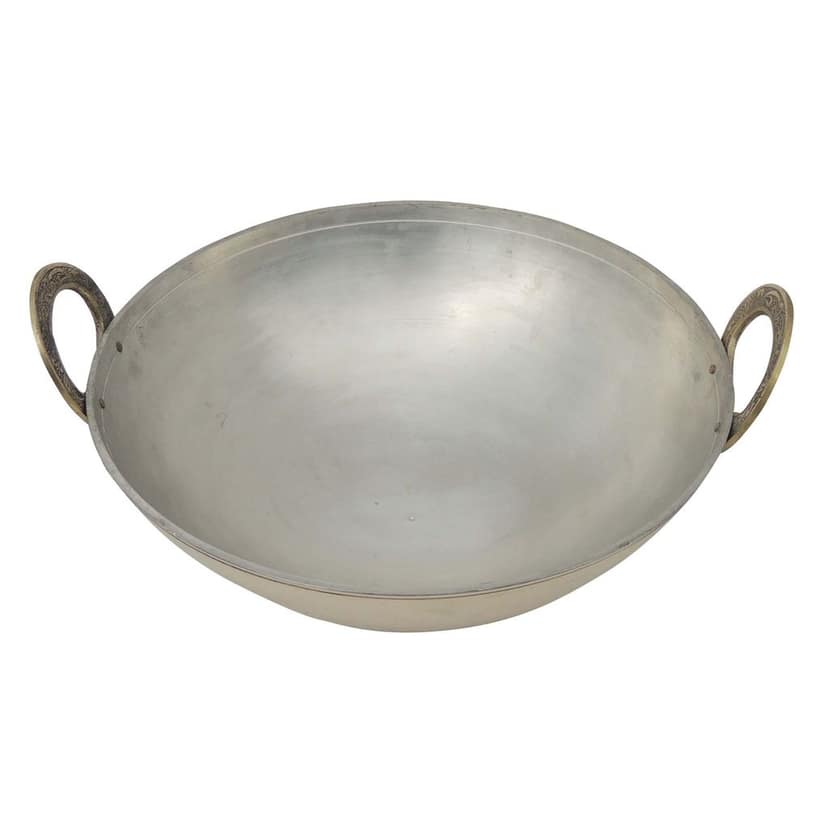 Brass Kadai With Kalai Work, 3.5 Liter (ZMAS173 F) view 4