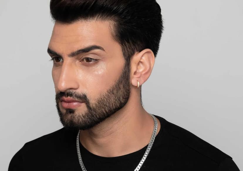 Legion Solitaires Men's Hoop Earring (1 Pc Only) view 6