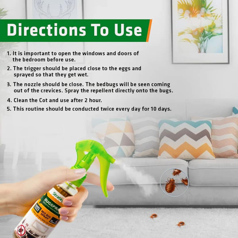 Herbal Strategi Bed Bug Repellent Refill 500ML view 2