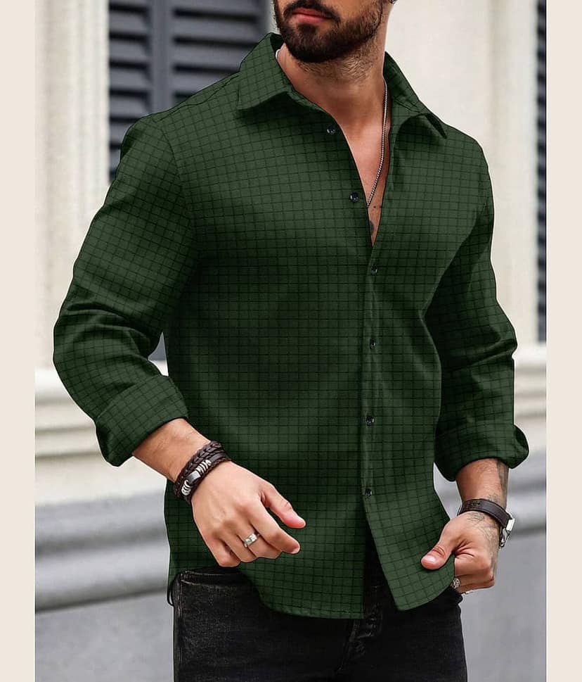 Nofilter Poly Cotton Regular Fit Checks Full Sleeves Men's Casual Shirt - Purple ( Pack of 1 )
