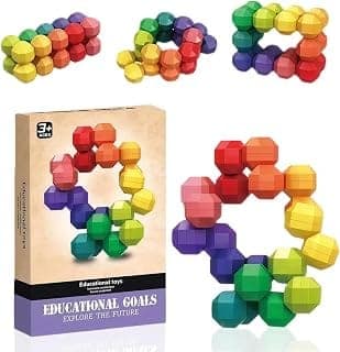 FIDEO Sensory Fidget Balls for Kids, Rainbow Popper Stress Relief Toy|Quiet Sensory Activity Balls for Toddlers & Children|Fine Motor Skill, Focus & Interactive Travel Toy for Home School