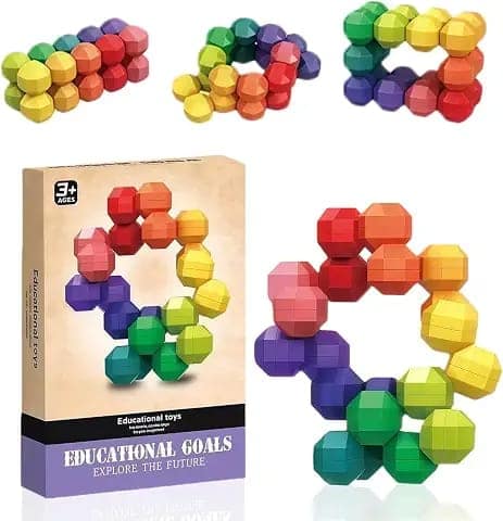 FIDEO Sensory Fidget Balls for Kids, Rainbow Popper Stress Relief Toy|Quiet Sensory Activity Balls for Toddlers & Children|Fine Motor Skill, Focus & Interactive Travel Toy for Home School view 2