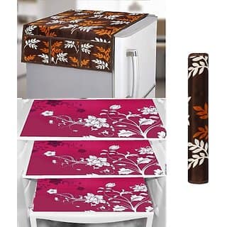 REVEXO Refrigerator Cover (Width: 98 cm, Multicolor) view 2