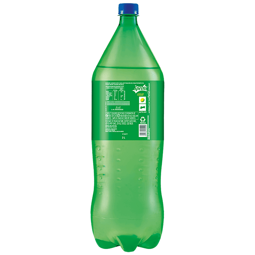 Sprite Soft Drink - Refreshing, 2 L Pet Bottle view 2