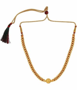 HEER COLLECTION - Gold Alloy Necklace ( Pack of 1 )