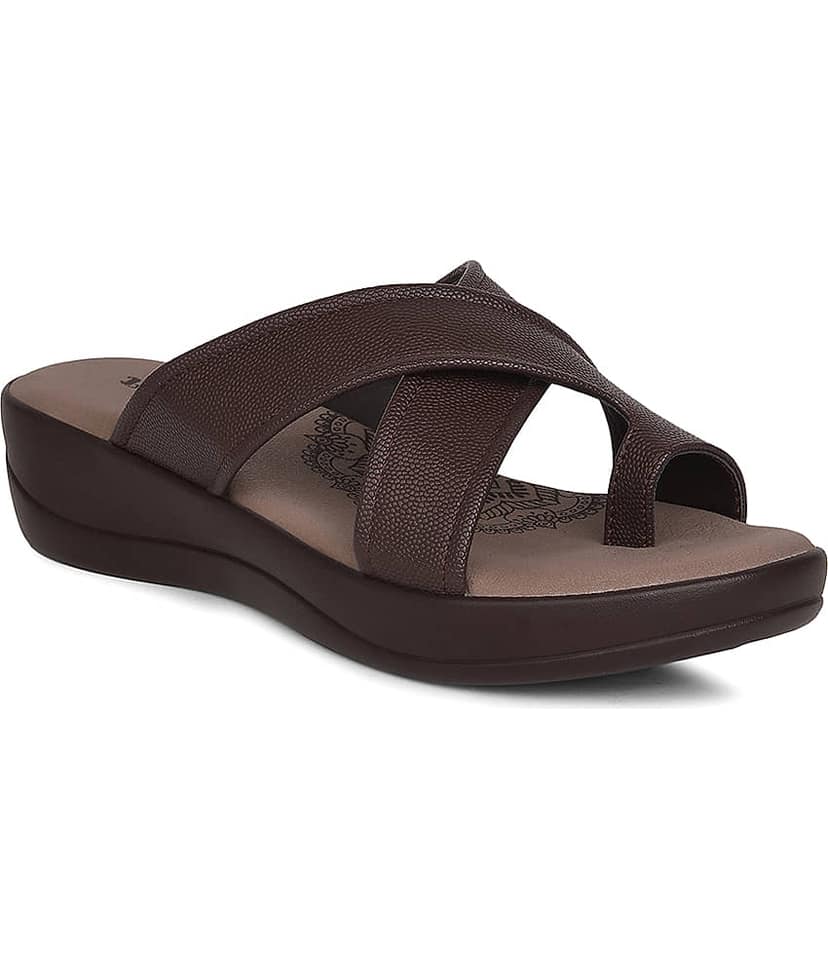 Bata Brown Women's Flats