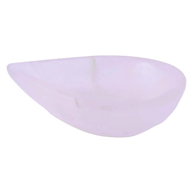 Clear Quartz Deepak, Handmade Diya for Temple, Ramlala, Diwali, Navratri Pooja and Festival Decoration Lightning Diya(KI_114) by Krishna Impex