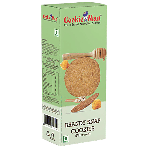 CookieMan Brandy Snap - Oats & Coconut Cookies, 120 g