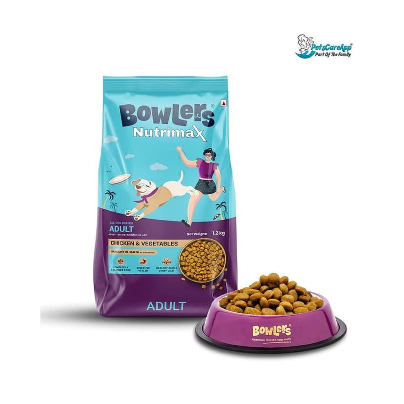 Bowlers Nutrimax Adult Dry Dog Food Chicken & Vegetables view 4