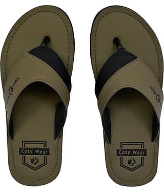 Cozy Wear Green Men's Daily Slipper