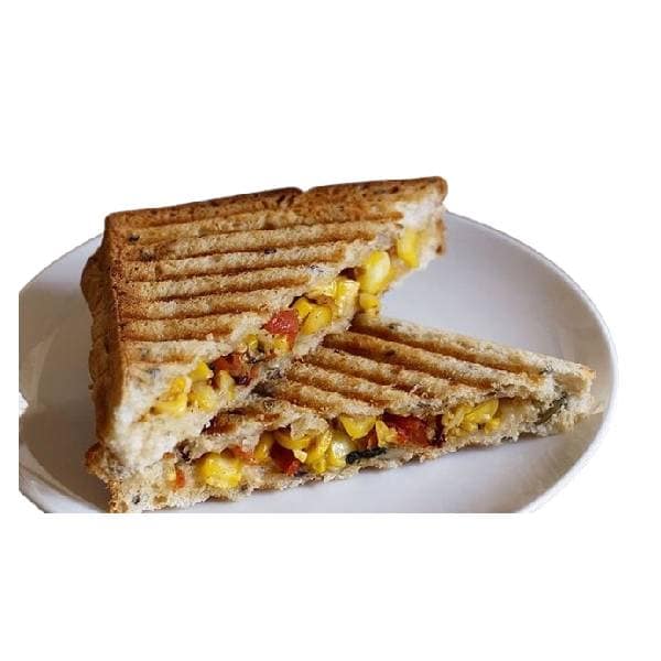 Corn Capsicum Sandwich Half