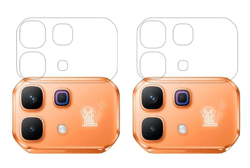 ISAAK Back Camera Lens Protector compatible for Infinix Note 60 Pro (Pack of 2) view 3